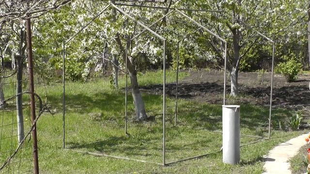 Самодельный парник из профтрубы смотреть онлайн