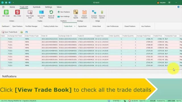 EZALGO - Trade API Menu Tutorial  #ezalgo #algotrading #autotrading