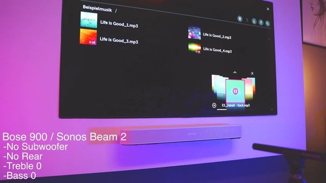 Bose Soundbar 900 vs Sonos Beam 2 Soundtest смотреть онлайн