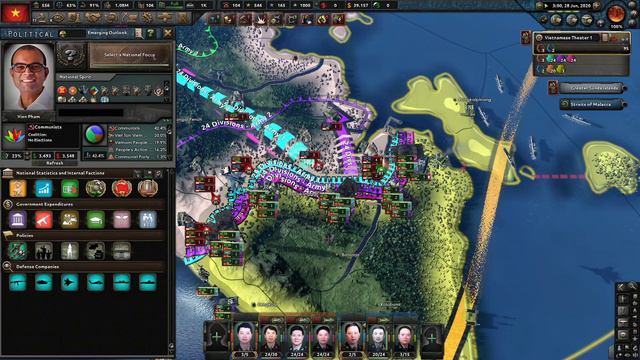 Hearts of Iron IV - Millennium Dawn - Vietnam - Ep 30 - Battle of Sumatra смотреть онлайн