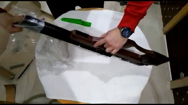 Булпап Крюгера 5.5 в деревянном ложе Распаковка от подписчика. ТТХ в описании смотреть онлайн