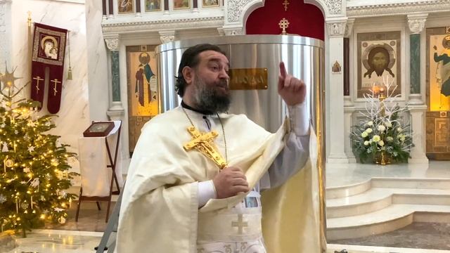 Проповедь протоиерея Андрея Ткачева - Но стоит между нами Тот, Которого мы не видим (2023.01.19) смотреть онлайн