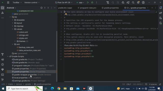 Gradle Scripts In Android Studio Settings | Gradle Error Solution