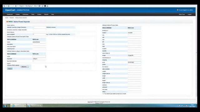 Sedna Power Importer Opencart смотреть онлайн