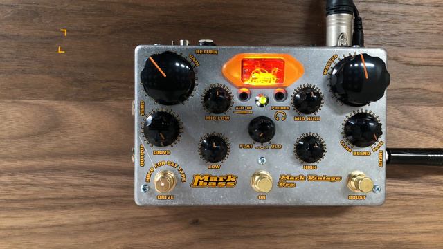 Markbass Mark Vintage Pre - Sound Demo (no Talking)