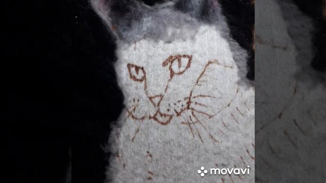 №137# Коты из шерсти #Шерстянаяакварель#Коты #Котики смотреть онлайн