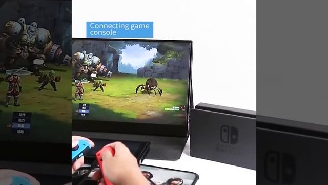 Portable Monitor 15 6” LCD USB Type C Hdmi gaming monitor ips 1080p HD смотреть онлайн