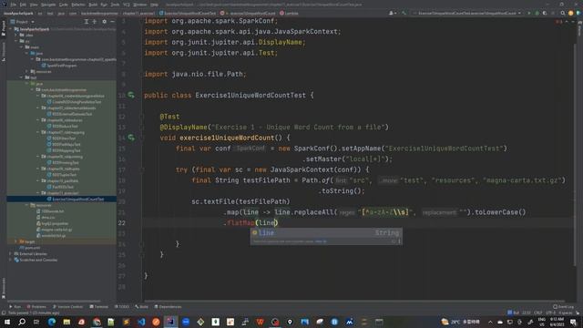 57 - Spark RDD - SOLUTION1 - Exercise 1 - Unique Word Count смотреть онлайн