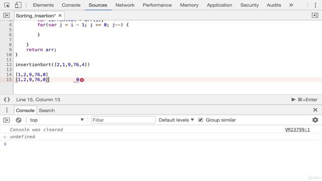 13. Insertion Sort смотреть онлайн