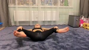 Растяжка (заминка) ? Лебедева Мирослава! Фигурное катание, Разминка!  Лебедева Василиса!