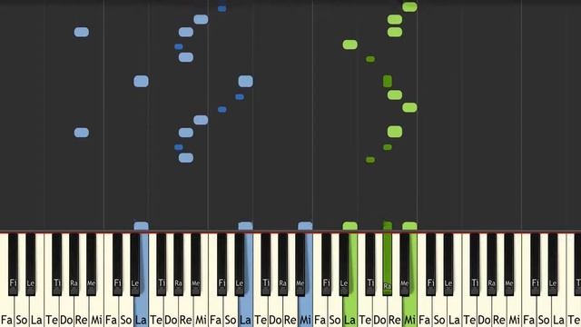 The Hunt for Red October WIP - ピアノ（Synthesia） смотреть онлайн