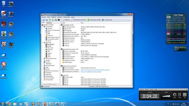 AMD FX 6100 3.3Ghz + ASUS M5A78L-M LX/BR - REVIEW смотреть онлайн