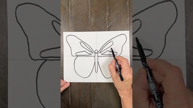 Draw a Symmetrical Butterfly смотреть онлайн