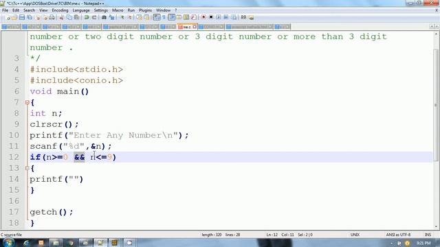 C Program To Check Whether a number is one digit or two digits or three digits | Hindi смотреть онлайн