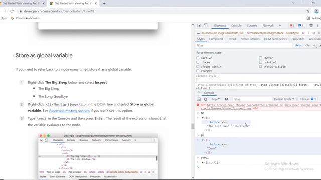 How To Access Nodes In The Console | Chrome Devtools Part 8 | Celotek смотреть онлайн
