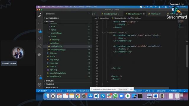 #14-Firebase authentication using react and redux | React JS Crash Course(2021) | Naveed Sarwar смотреть онлайн