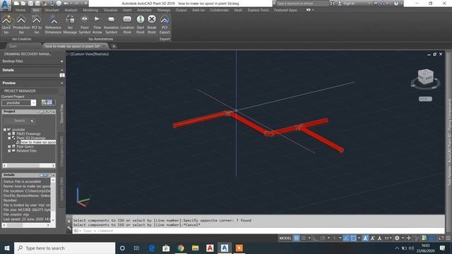 how to make iso in plant 3d quick iso смотреть онлайн