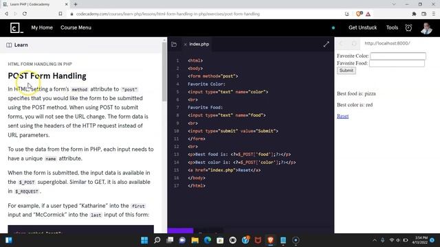 Learn POST Form Handling in PHP, POST Requests and HTML Form Handling, What is a Post Request in PH смотреть онлайн