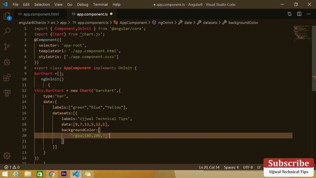 How to use Bar chart in angular 8 | Angular Bar chart | Dashboard in Angular | Chart.js Angular смотреть онлайн