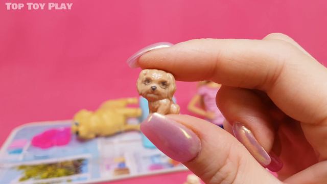 Barbie Newborn Pups, Doll & Pregnant Dog Pretend Play 😍 Toy Film смотреть онлайн