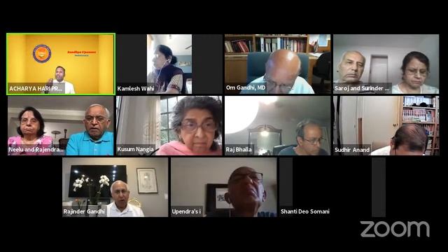 Mantra Swadhyaaya and Vedic Sandhya Upasana with Acharya Hari Prasad Ji, Jul 6th | APSA смотреть онлайн