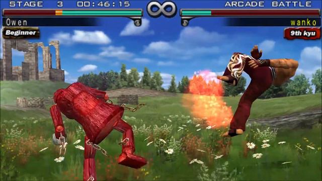Tekken 5 Dark Resurrection - Kazuya with Armour King's Moves смотреть онлайн