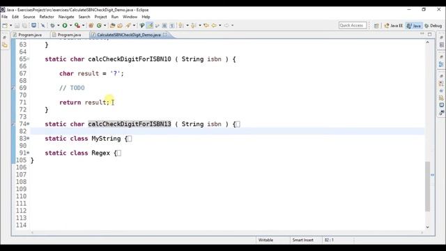 calculate isbn check digit in java смотреть онлайн