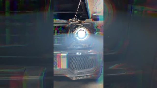 Mercedes - Benz G55 AMG (улучшение света, замена линз)