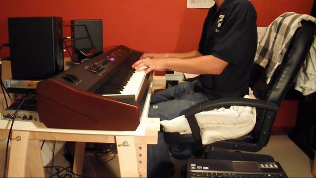 Trying out my new keyboard! The Kawai MP6 with смотреть онлайн