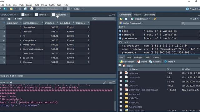 R Join - Cross Join, Anti Join e Semi Join смотреть онлайн
