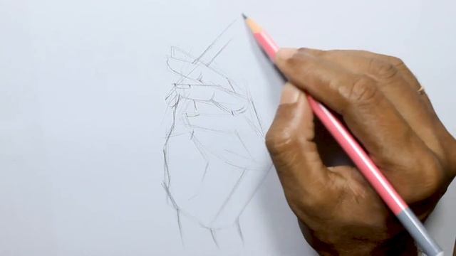 Pencil Sketch of Human Body Parts / Hand смотреть онлайн