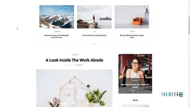 CheerUp Blog / Magazine - WordPress Blog Theme Stevie Wisdom смотреть онлайн