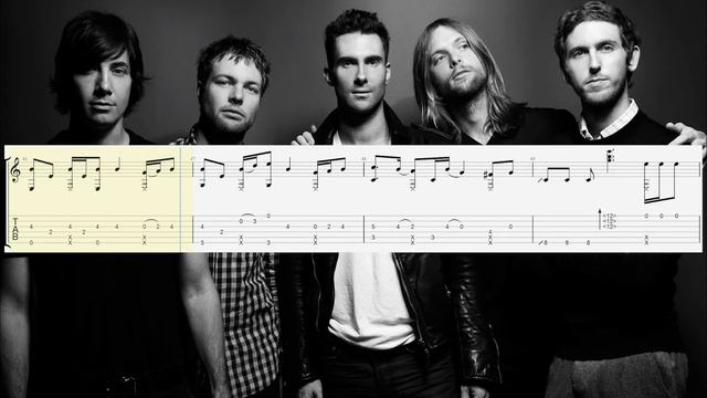 How to play "Maroon 5 - Animals" on guitar (Tabs) Fingerstyle смотреть онлайн