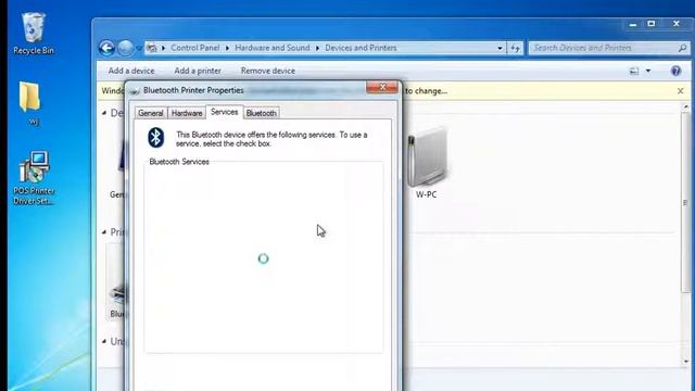 How to Connect Windows 7 and Printer via Bluetooth - Printer Configuration Guide смотреть онлайн