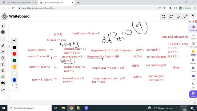 Leetcode 1300 | Sum of Mutated Array Closest to Target | Binary Search | DSA | algorithm | Array смотреть онлайн