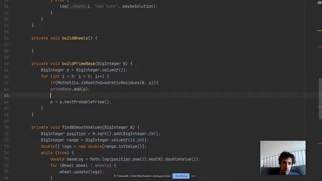 E06 Quadratic Sieve running on Java - Hello Quadratic Sieve смотреть онлайн