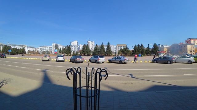 Улан-Удэ, Площадь Советов, Тестирую стабилизатор для камеры смотреть онлайн