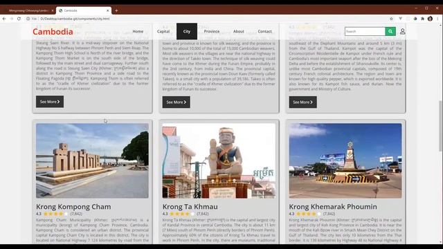 Intro + Set up files - Cambodia Website with HTML & CSS Part 1 | MengSreang Channel смотреть онлайн