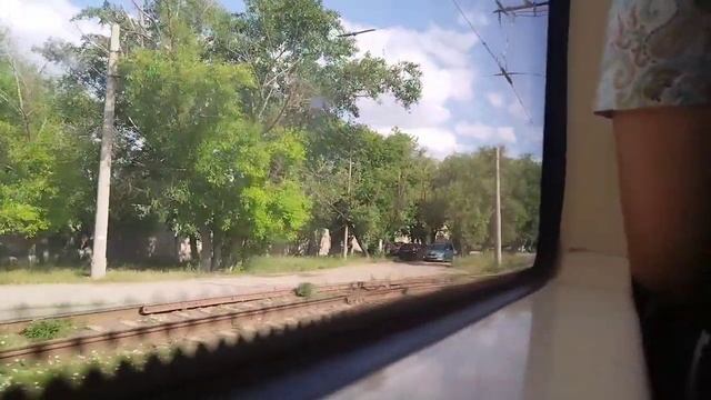 поездка на трамвае КТМ-23 ( 71-623-04.01 ), ( 2021 г.в ), борт 0008, маршрут 18 смотреть онлайн
