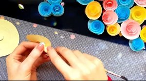 Как сделать НЕБОЛЬШИЕ РОЗОЧКИ из бумаги