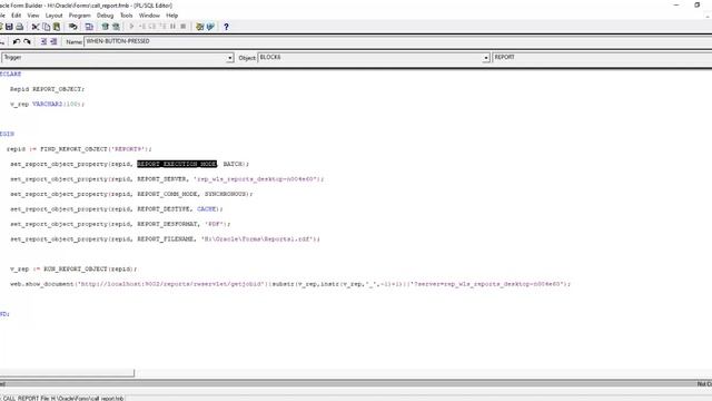 Call Oracle Report From Oracle Forms 12c смотреть онлайн