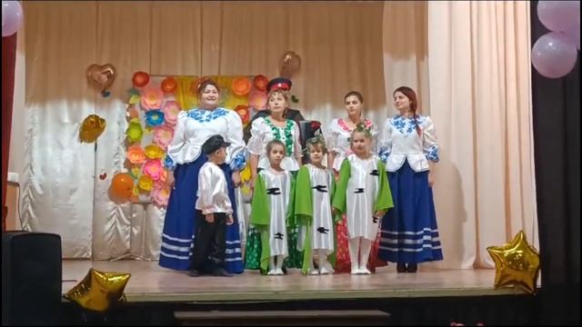 Вокальный номер Во поле береза стояла МБДОУ детский сад 55 ДК х  Обуховка