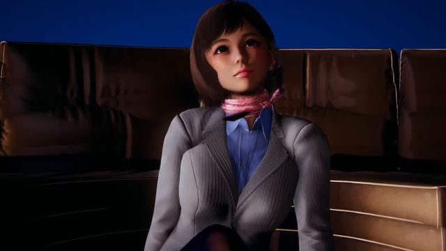 DICTATOR [MMD Hs2 Honey Selllect2]shiny Pantyhose And High Heels Flight Attendant Uniform