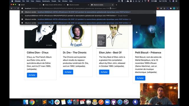 Cours 10 (PHP 1) - 2.1 Introduction PHP et commande echo смотреть онлайн