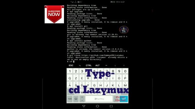 How to install Lazymux on termux without root 2020 смотреть онлайн