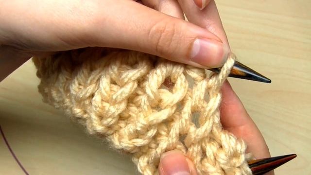 How to: 'Knit One Below' (K1B) & 'Purl One Below' (P1B) Stitches | Technique Tutorial for Beginners смотреть онлайн