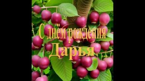 С днём рождения Дарья