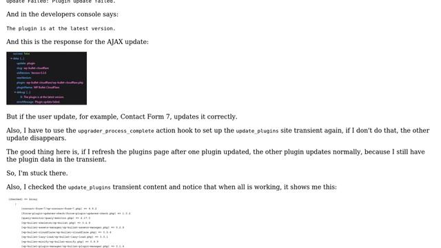 Wordpress: Force Plugin Updates: "Update Failed: Plugin update failed." after update one plugin смотреть онлайн