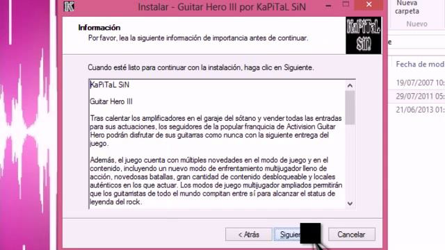 Como descargar e instalar Guitar Hero 3 смотреть онлайн