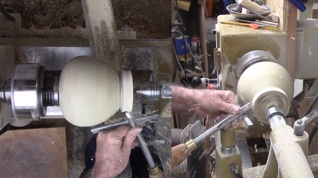 Woodturning Hollow Form Vase - Green to Rough to Finished смотреть онлайн